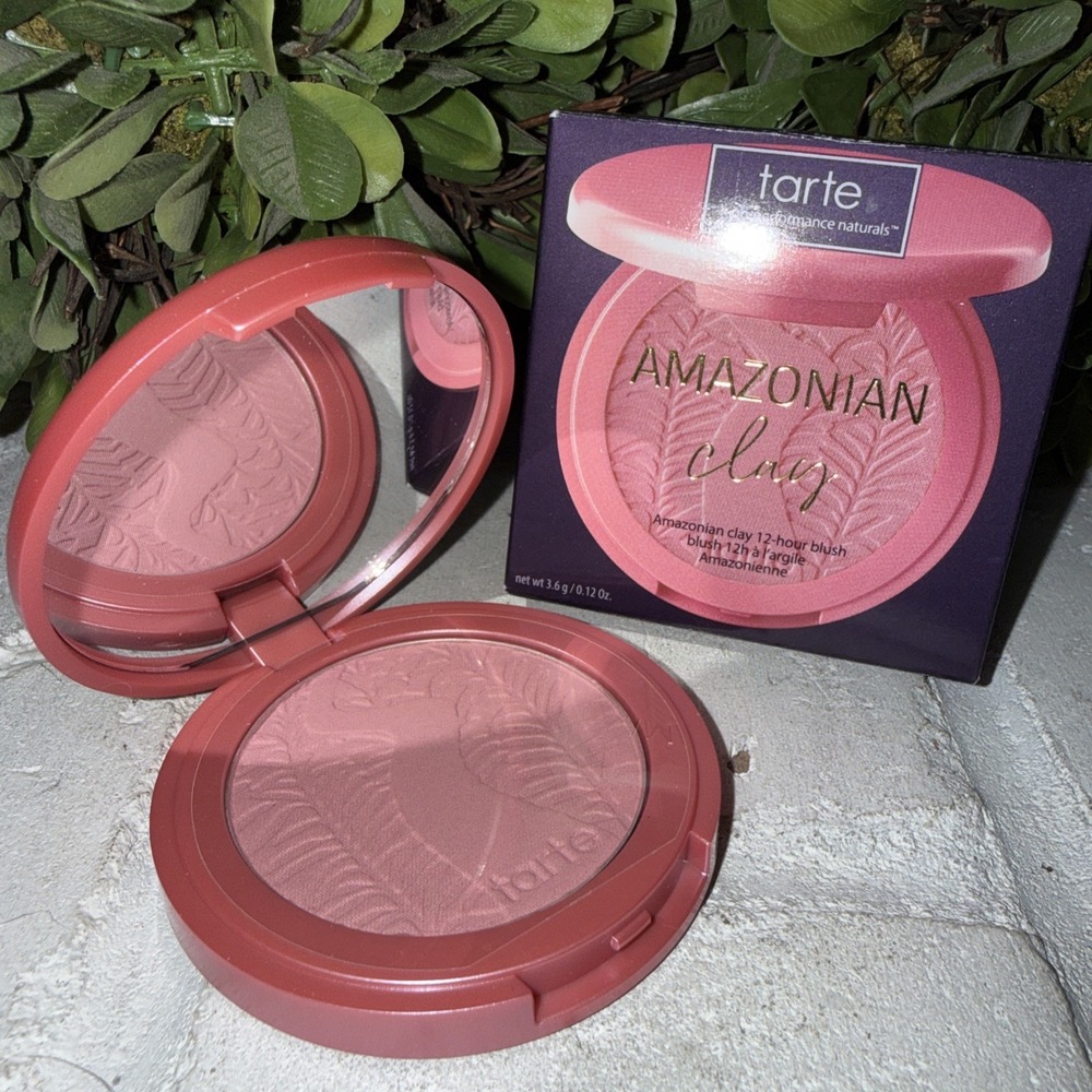 Tarte Amazonian Clay 12 Hour Blush Color Blushing Bride Compact 0.12 Oz. New